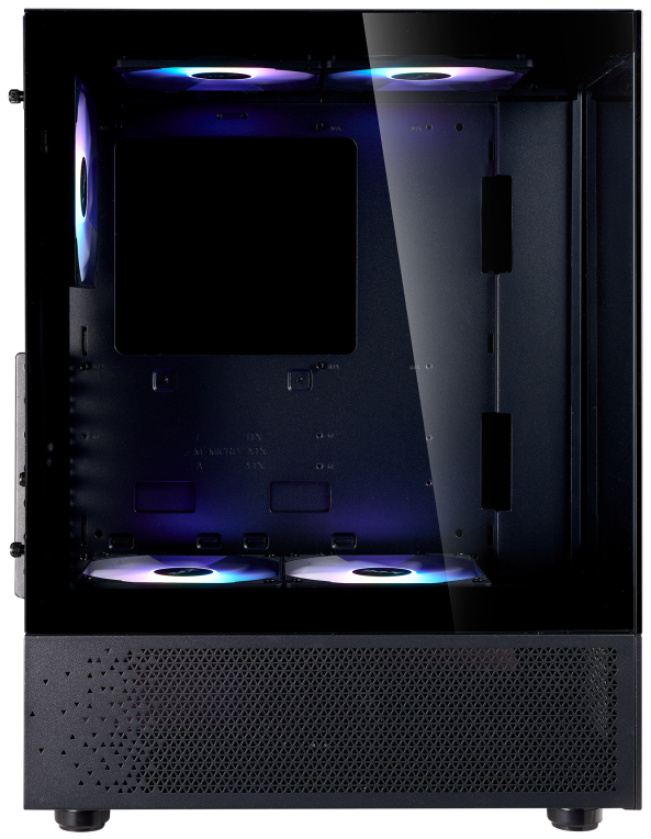 CAJA GAMING XPG INVADER X MINI ATX 1XUSB-C 2XUSB SIN FUENTE ARGB NEGRO - detalle
