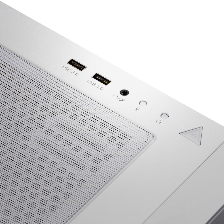 CAJA GAMING XPG STARKER AIR ATX 2XUSB SIN FUENTE BLANCO - detalle