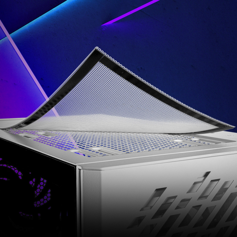 CAJA GAMING XPG VALOR AIR ATX 2XUSB SIN FUENTE BLANCO - detalle
