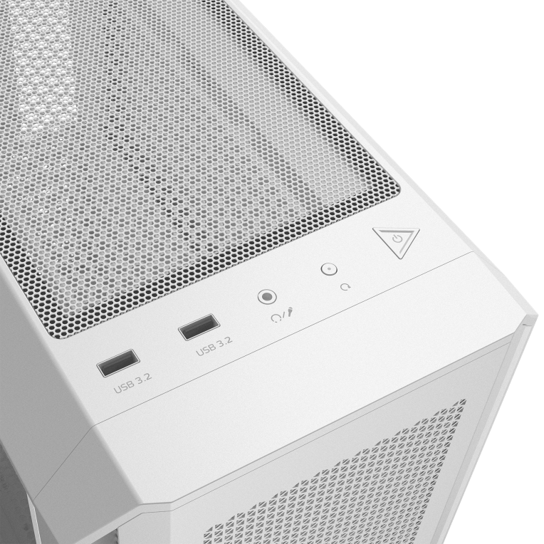 CAJA GAMING XPG VALOR AIR PLUS ATX 4X120MM 1X120MM REV FAN WH SIN PSU - detalle