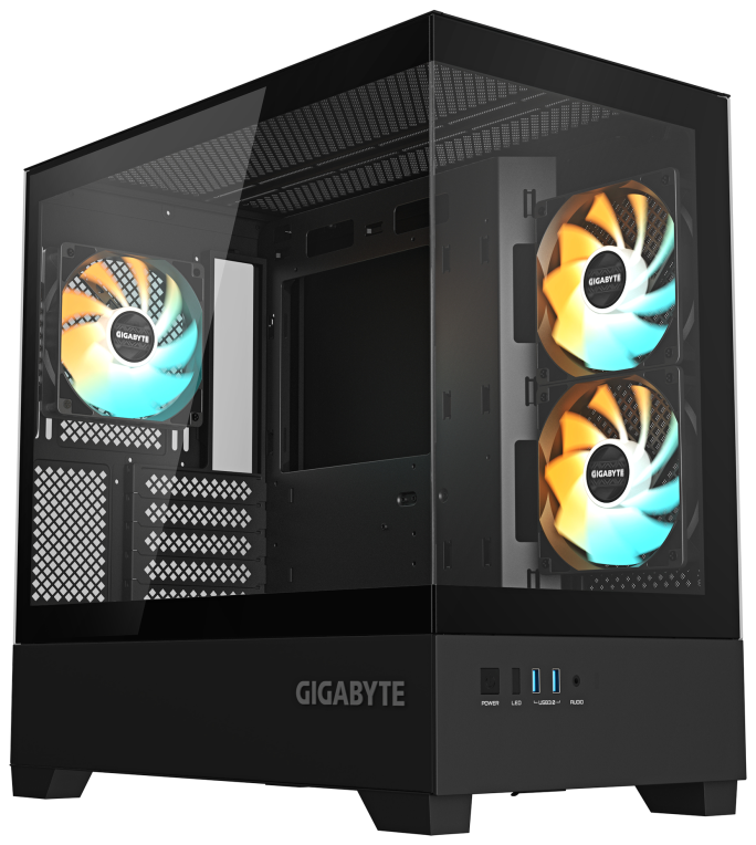 CAJA GIGABYTE M-ATX C201P 3XVENT 120MM NEGRO
