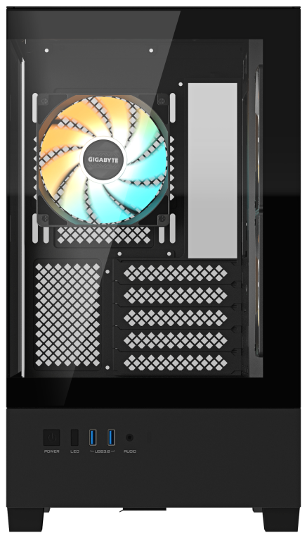 CAJA GIGABYTE M-ATX C201P 3XVENT 120MM NEGRO - detalle