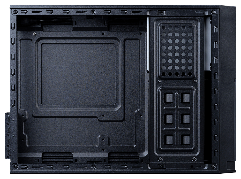 CAJA MATX HIDITEC SLIM SLM30 PSU 2x USB3.0 + CARD READER - detalle