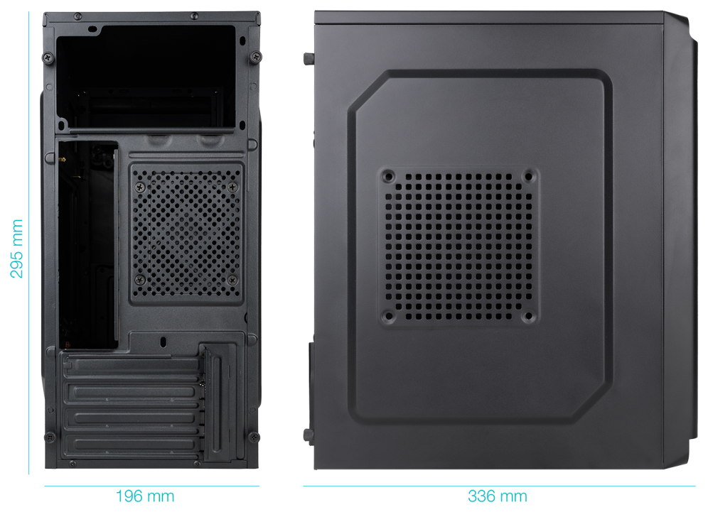 CAJA MINITORRE MATX "DODEKA ULTRA" 500W USB-C - detalle