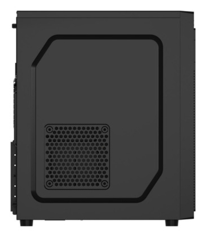CAJA NATEC ARACANTA MIDI TORRE ATX LECTOR TARJETAS 1XUSB2.0 2XUSB3.0 NEGRO - detalle