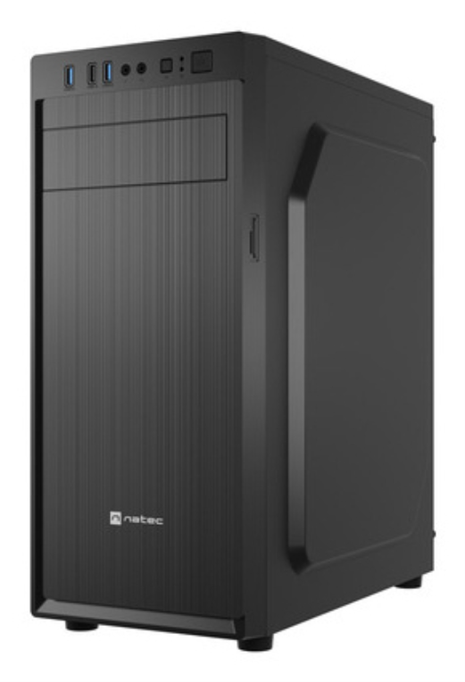 CAJA NATEC ARACANTA MIDI TORRE ATX LECTOR TARJETAS 1XUSB2.0 2XUSB3.0 NEGRO - detalle