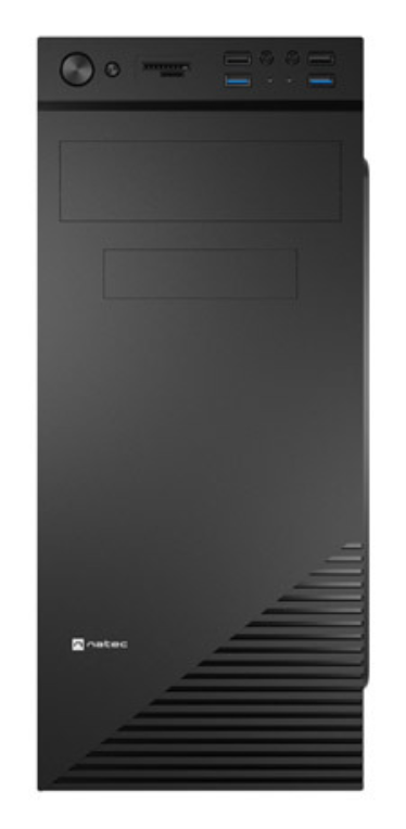 CAJA NATEC CABASSU G2 MIDI TORRE ATX LECTOR TARJETAS 2USB3.0 2USB2.0 SIN FUENTE - detalle