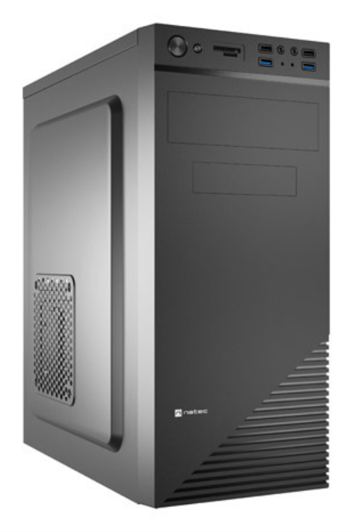 CAJA NATEC CABASSU G2 MIDI TORRE ATX LECTOR TARJETAS 2USB3.0 2USB2.0 SIN FUENTE - detalle