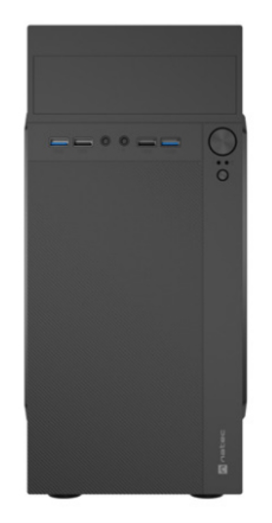 CAJA NATEC HELIX MICRO ATX 2×USB 3.0 + 2×USB 2.0 + MINIJACK X 2 SIN FUENTE MINI - detalle