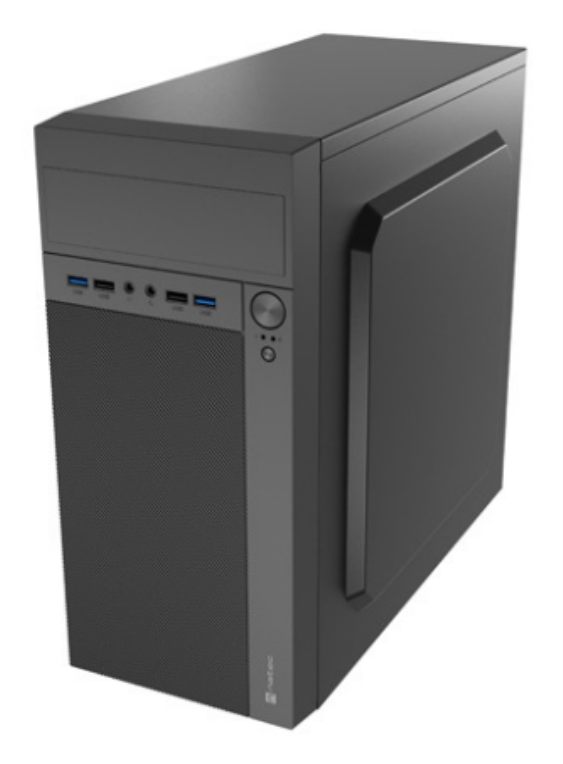 CAJA NATEC HELIX MICRO ATX 2×USB 3.0 + 2×USB 2.0 + MINIJACK X 2 SIN FUENTE MINI - detalle