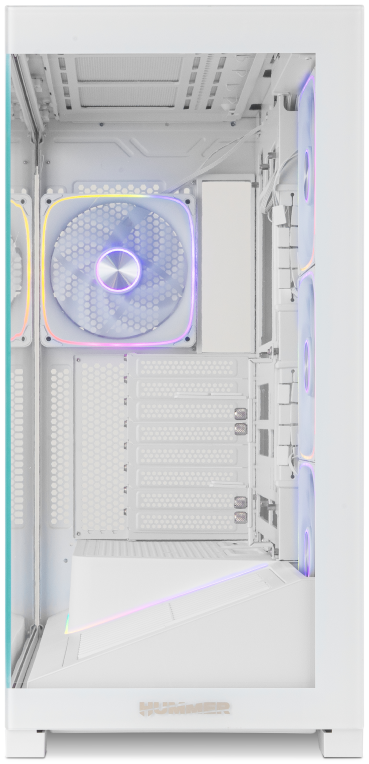 CAJA NOX ATX HUMMER BLADE ARGB ULTRA AIRFLOW BLANCO - detalle