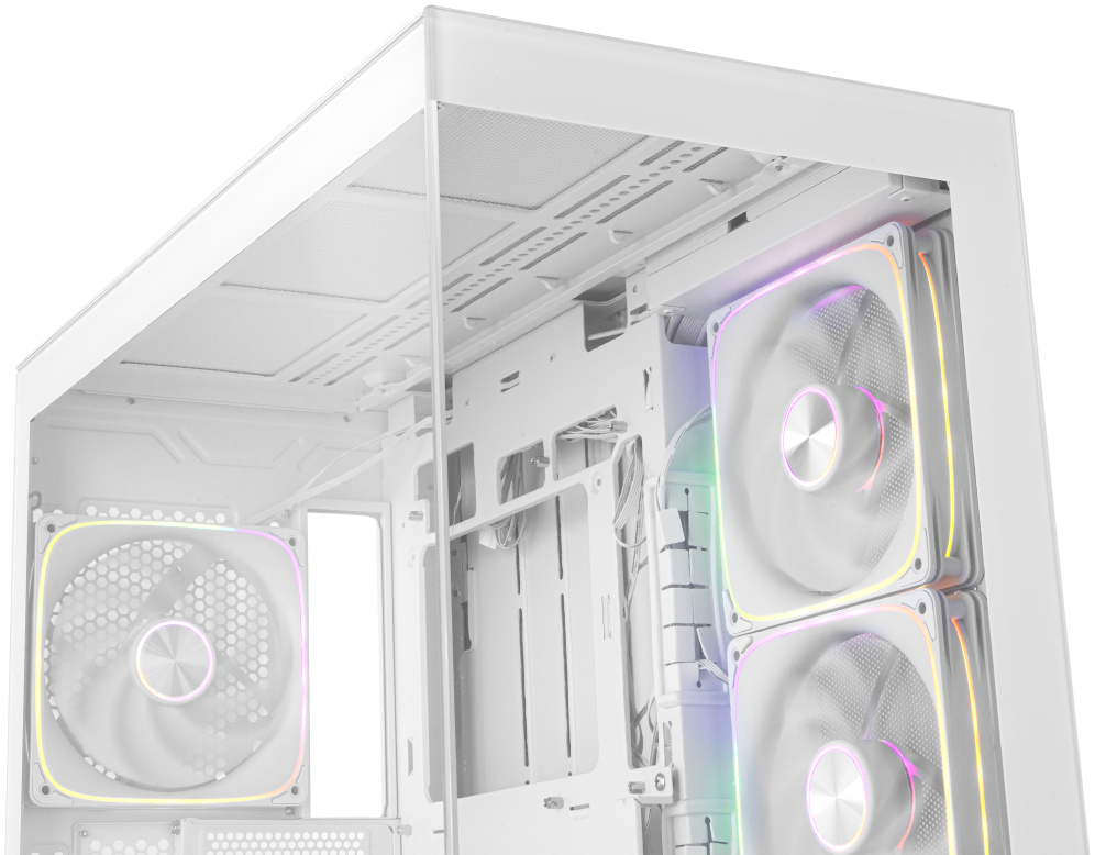 CAJA NOX ATX HUMMER BLADE ARGB ULTRA AIRFLOW BLANCO - detalle
