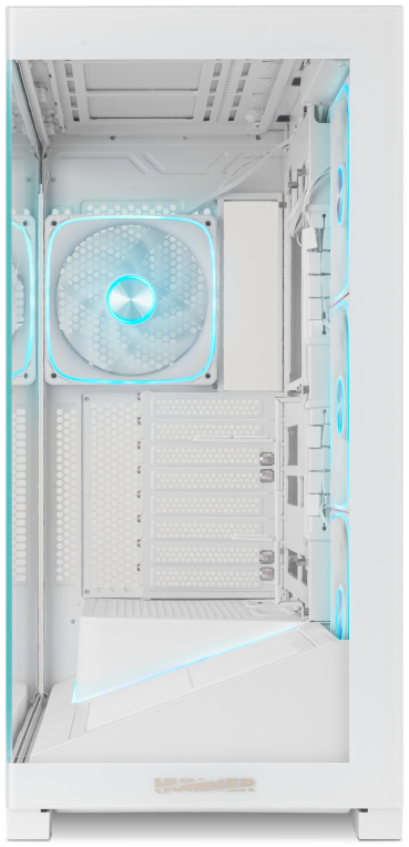 CAJA NOX ATX HUMMER BLADE ARGB ULTRA AIRFLOW BLANCO - detalle