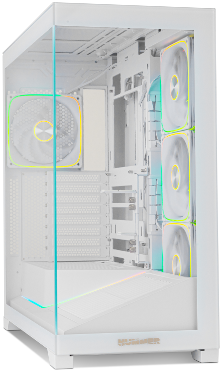 CAJA NOX ATX HUMMER BLADE ARGB ULTRA AIRFLOW BLANCO - detalle