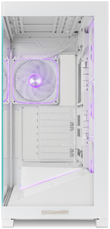 CAJA NOX ATX HUMMER BLADE ARGB ULTRA AIRFLOW BLANCO - detalle