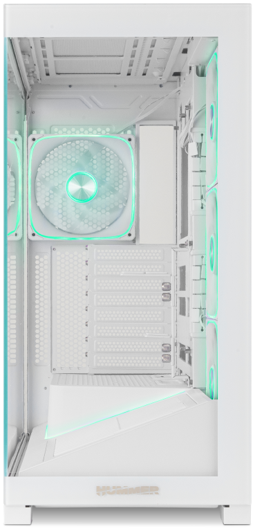 CAJA NOX ATX HUMMER BLADE ARGB ULTRA AIRFLOW BLANCO - detalle