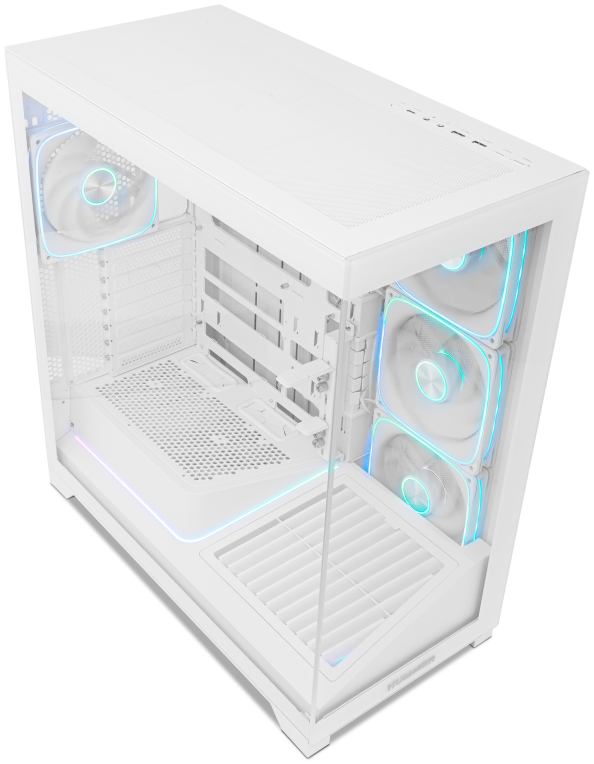 CAJA NOX ATX HUMMER BLADE ARGB ULTRA AIRFLOW BLANCO - detalle