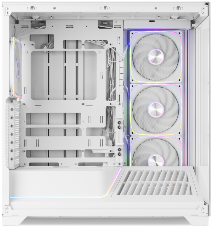 CAJA NOX ATX HUMMER BLADE ARGB ULTRA AIRFLOW BLANCO - detalle