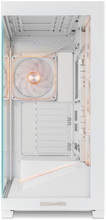 CAJA NOX ATX HUMMER BLADE ARGB ULTRA AIRFLOW BLANCO - detalle