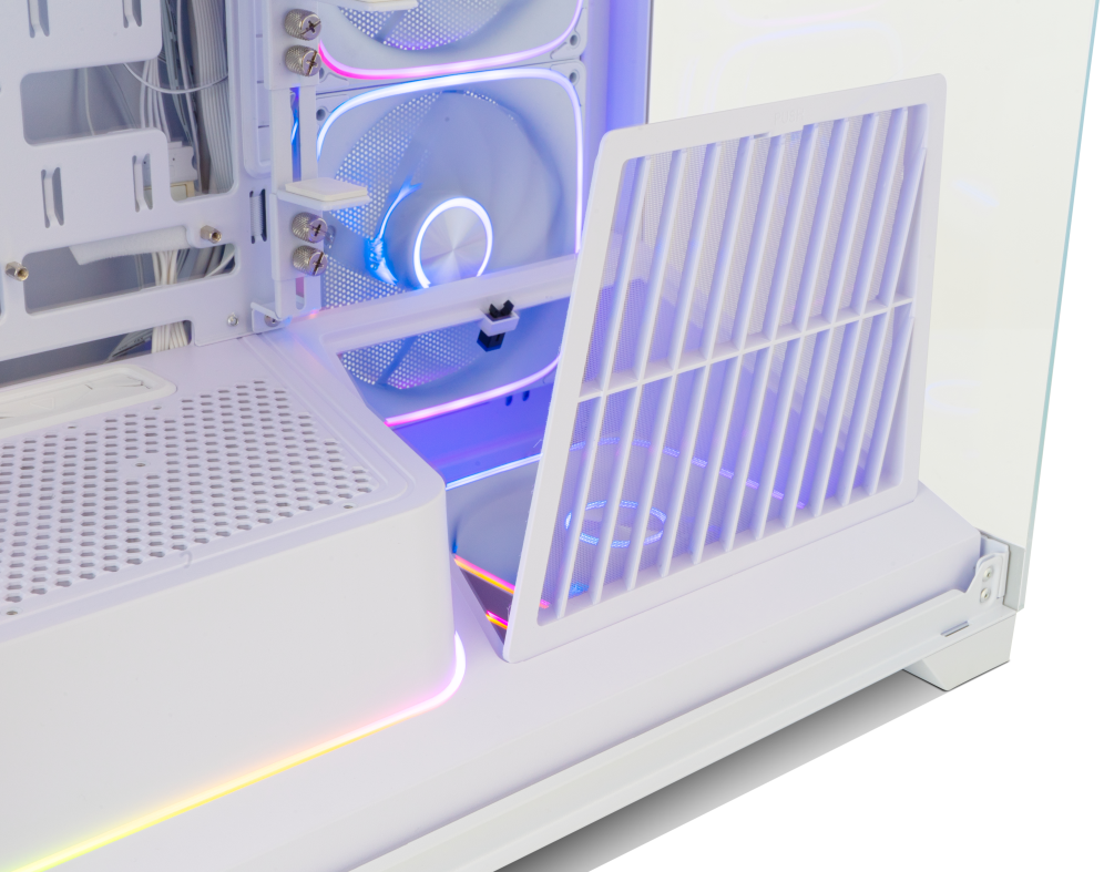 CAJA NOX ATX HUMMER BLADE ARGB ULTRA AIRFLOW BLANCO - detalle