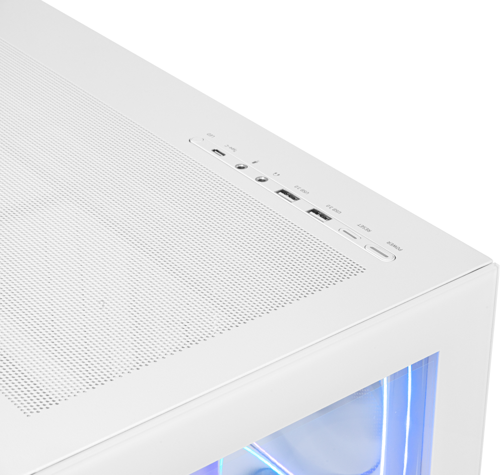 CAJA NOX ATX HUMMER BLADE ARGB ULTRA AIRFLOW BLANCO - detalle