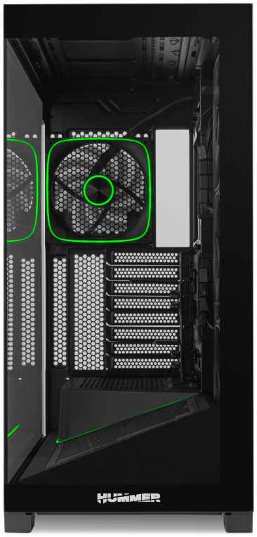 CAJA NOX ATX HUMMER BLADE ARGB ULTRA AIRFLOW NEGRO - detalle