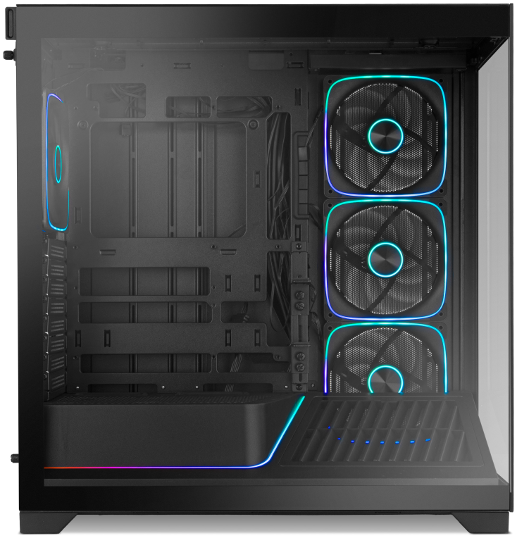 CAJA NOX ATX HUMMER BLADE ARGB ULTRA AIRFLOW NEGRO - detalle