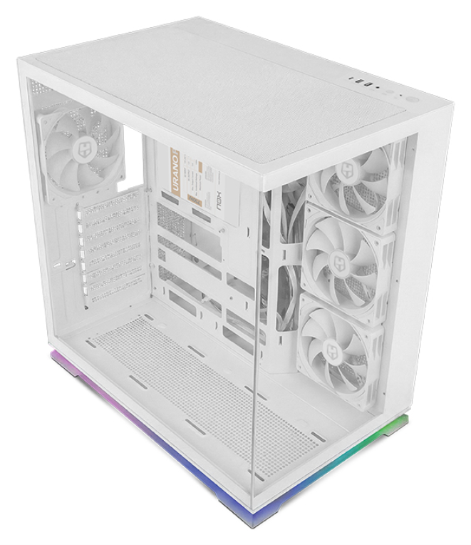 CAJA NOX ATX SEMITORRE HUMMER GALAXY ARGB BLANCA - detalle