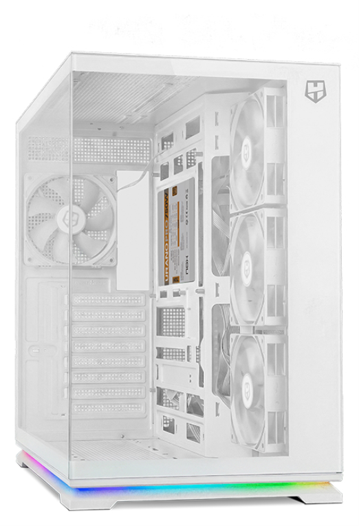 CAJA NOX ATX SEMITORRE HUMMER GALAXY ARGB BLANCA