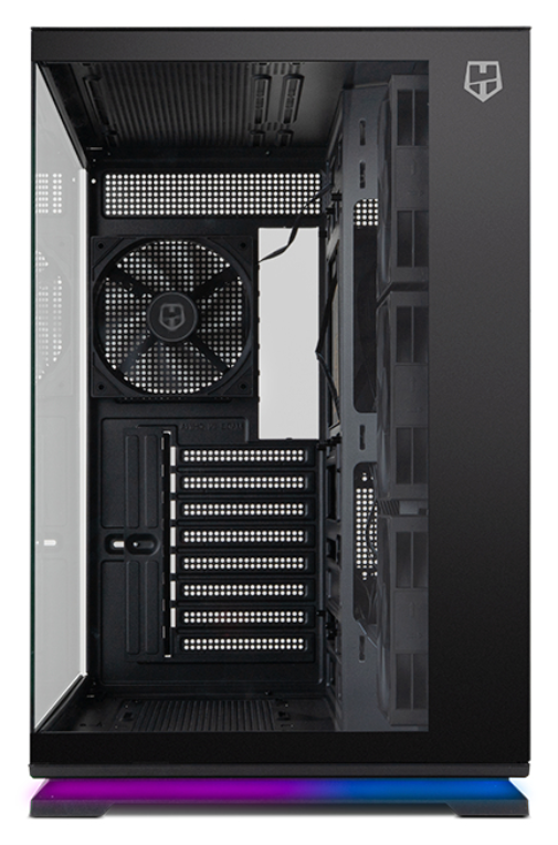 CAJA NOX ATX SEMITORRE HUMMER GALAXY ARGB NEGRA - detalle
