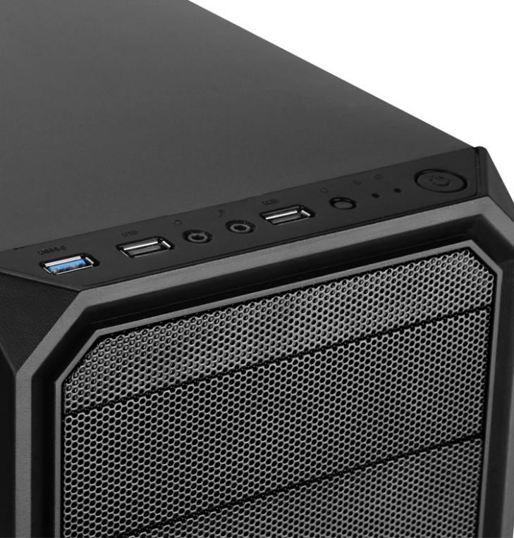 CAJA NOX COOLBAY MX2 MATX 1XUSB3.0 2XUSB2.0 NEGRO - detalle