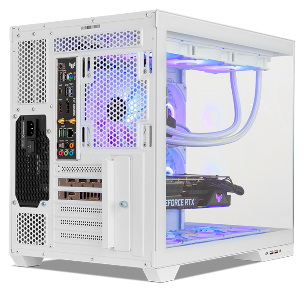 CAJA NOX HUMMER ASTRA NEO SEMITT ATX CRISTAL FRAMELESS BLANCO - detalle