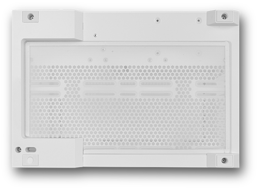 CAJA NOX HUMMER ASTRA NEO SEMITT ATX CRISTAL FRAMELESS BLANCO - detalle