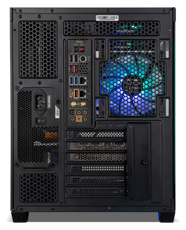 CAJA NOX HUMMER ASTRA NEO SEMITT ATX CRISTAL FRAMELESS NEGRO - detalle