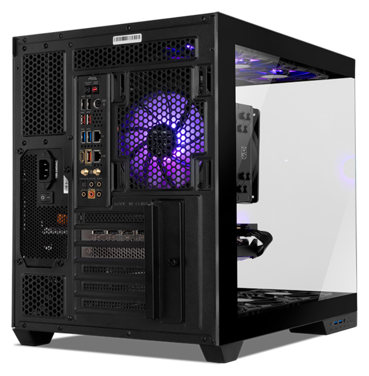 CAJA NOX HUMMER ASTRA NEO SEMITT ATX CRISTAL FRAMELESS NEGRO - detalle