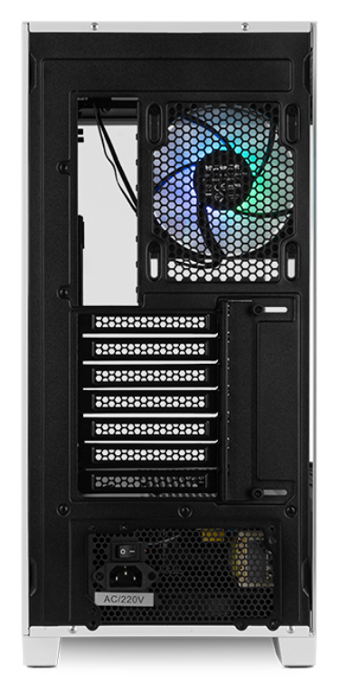 CAJA NOX HUMMER ETHER ATX SEMITORRE CRISTAL CURVO NEGRO-BLANCO - detalle