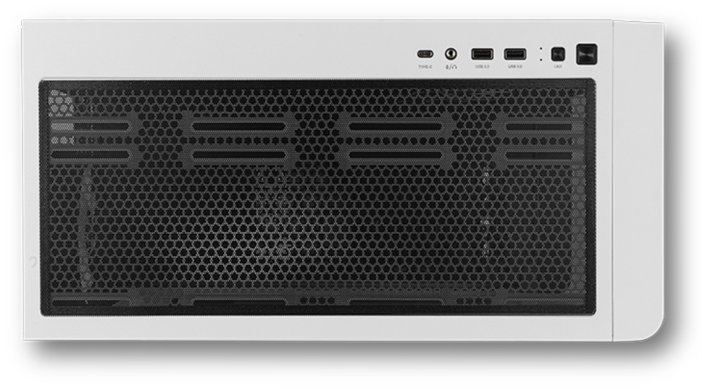 CAJA NOX HUMMER ETHER ATX SEMITORRE CRISTAL CURVO NEGRO-BLANCO - detalle