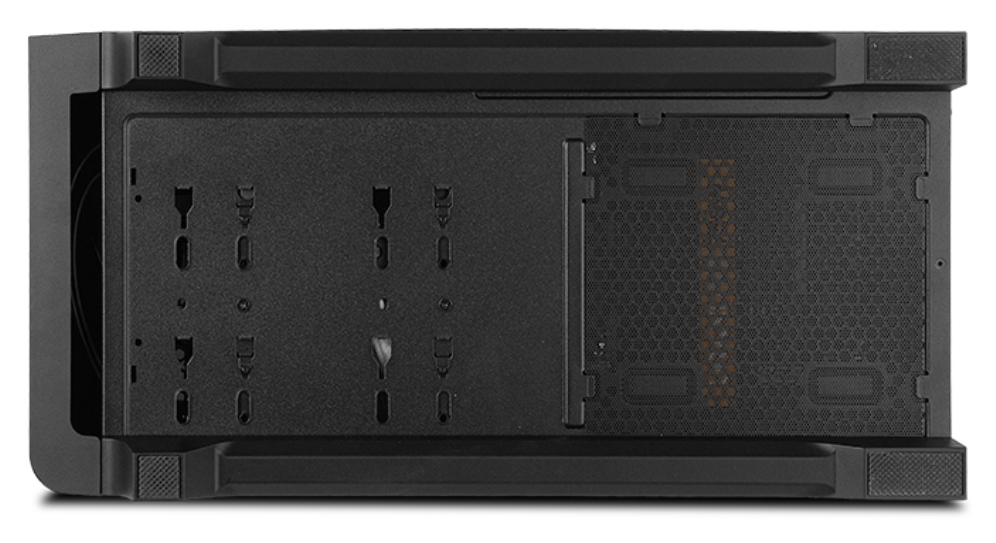 CAJA NOX HUMMER ETHER ATX SEMITORRE CRISTAL CURVO NEGRO - detalle
