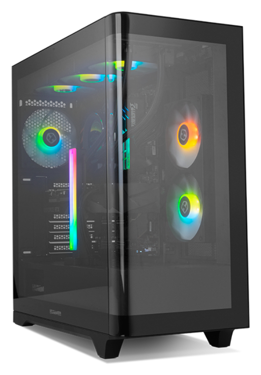 CAJA NOX HUMMER ETHER ATX SEMITORRE CRISTAL CURVO NEGRO