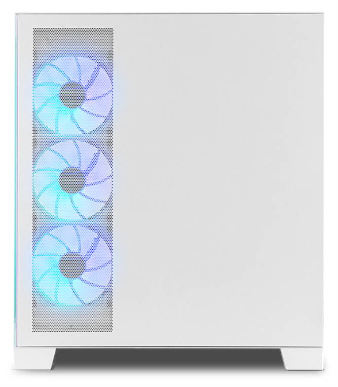 CAJA NOX HUMMER GLOCK SEMITORRE ATX FRAMELESS BLANCO - detalle