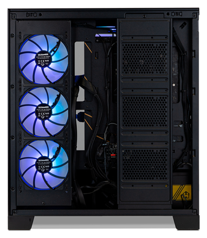 CAJA NOX HUMMER GLOCK SEMITORRE ATX FRAMELESS NEGRO - detalle