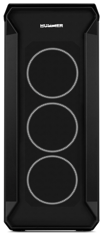 CAJA NOX HUMMER QUANTUM ATX 1XUSB3.0 2XUSB2.0 NEGRO ARGB - detalle
