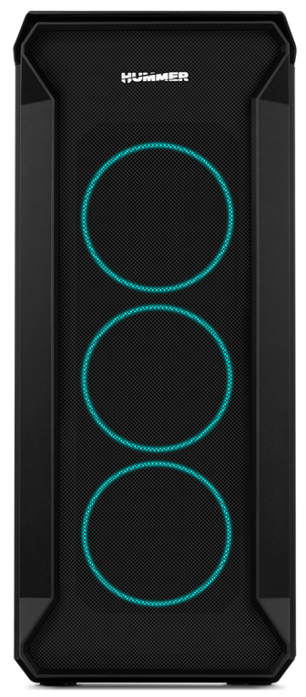 CAJA NOX HUMMER QUANTUM ATX 1XUSB3.0 2XUSB2.0 NEGRO ARGB - detalle