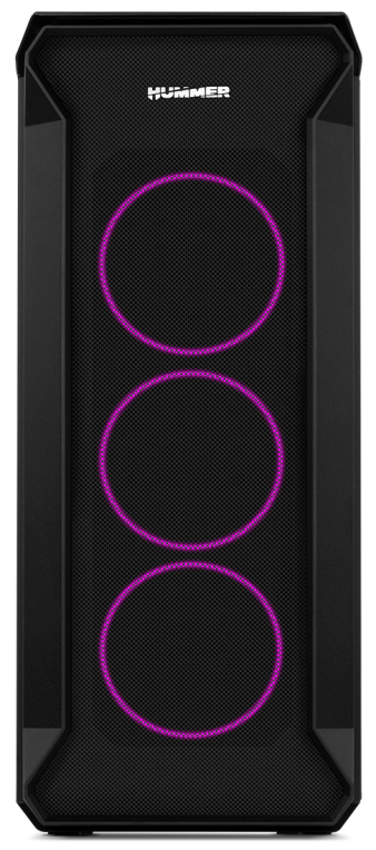 CAJA NOX HUMMER QUANTUM ATX 1XUSB3.0 2XUSB2.0 NEGRO ARGB - detalle