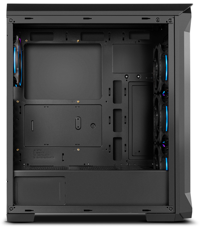 CAJA NOX HUMMER QUANTUM ATX 1XUSB3.0 2XUSB2.0 NEGRO ARGB - detalle