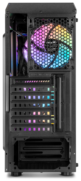 CAJA NOX HUMMER TGM RAINBOW ATX 1XUSB3.0 2XUSB2.0 NEGRO RGB - detalle