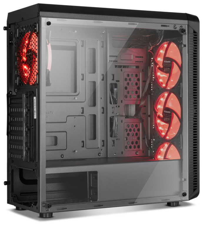 CAJA NOX HUMMER TGM RAINBOW ATX 1XUSB3.0 2XUSB2.0 NEGRO RGB - detalle