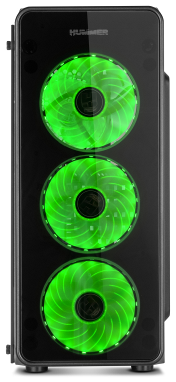 CAJA NOX HUMMER TGM RAINBOW ATX 1XUSB3.0 2XUSB2.0 NEGRO RGB - detalle