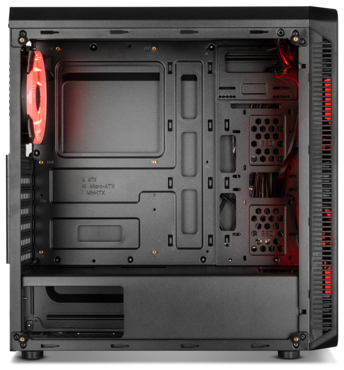 CAJA NOX HUMMER TGM RAINBOW ATX 1XUSB3.0 2XUSB2.0 NEGRO RGB - detalle