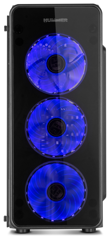 CAJA NOX HUMMER TGM RAINBOW ATX 1XUSB3.0 2XUSB2.0 NEGRO RGB - detalle